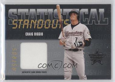 2002 Leaf Rookies And Stars - Statistical Standouts - Materials #SS-7 - Craig Biggio