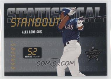 2002 Leaf Rookies And Stars - Statistical Standouts #SS-2 - Alex Rodriguez