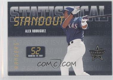 2002 Leaf Rookies And Stars - Statistical Standouts #SS-2 - Alex Rodriguez