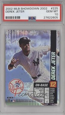 2002 MLB Showdown - [Base] #225 - Derek Jeter [PSA 10 GEM MT]