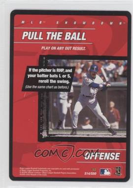 2002 MLB Showdown - Strategy #S14 - Offense - Pull the Ball