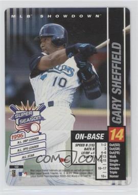 2002 MLB Showdown Pennant Run - [Base] #102 - Super Season - Gary Sheffield [EX to NM]