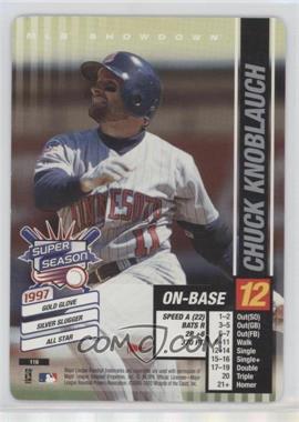 2002 MLB Showdown Pennant Run - [Base] #116 - Super Season - Chuck Knoblauch [EX to NM]