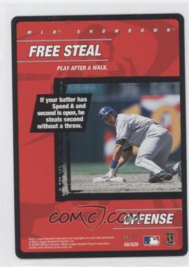 2002 MLB Showdown Pennant Run - Strategy #S6 - Offense - Free Steal