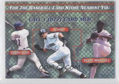 2002 MLB.com Information Card - [Base] #SSMJPJ - Sammy Sosa, Ichiro Suzuki, Pedro Martinez, Randy Johnson, Mike Piazza, Derek Jeter