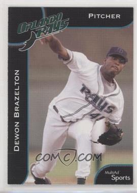 2002 MultiAd Sports Orlando Rays - [Base] #3 - Dewon Brazelton