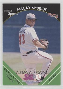 2002 MultiAd Sports South Atlantic League Top Prospects - [Base] #24 - Macay McBride