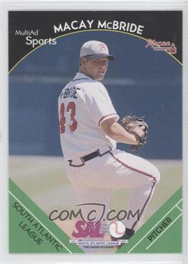 2002 MultiAd Sports South Atlantic League Top Prospects - [Base] #24 - Macay McBride