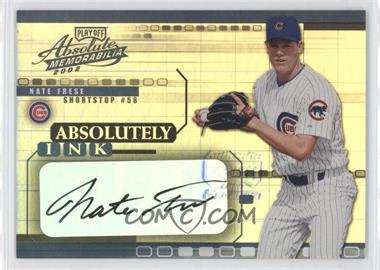 2002 Playoff Absolute Memorabilia - Absolutely Ink #AI-41 - Nate Frese