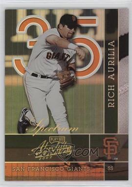 2002 Playoff Absolute Memorabilia - [Base] - Spectrum #125 - Rich Aurilia /100