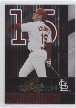 2002 Playoff Absolute Memorabilia - [Base] #136 - Jim Edmonds