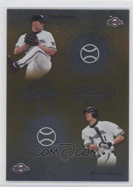 2002 Playoff Absolute Memorabilia - Team Tandems - Gold #TT-16 - Ben Sheets, Richie Sexson