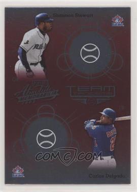 2002 Playoff Absolute Memorabilia - Team Tandems #TT-30 - Shannon Stewart, Carlos Delgado