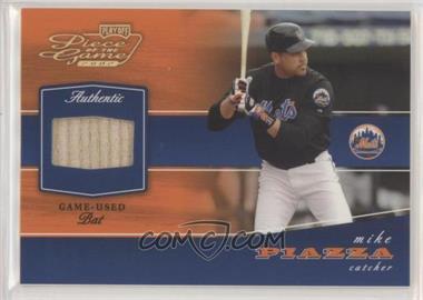 2002 Playoff Piece of the Game - Materials - Gold #POG-60 - Mike Piazza /50 [Noted]
