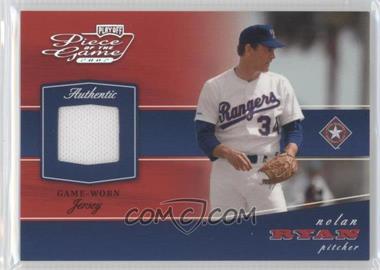 2002 Playoff Piece of the Game - Materials - Silver Missing Serial Number #POG-63 - Nolan Ryan