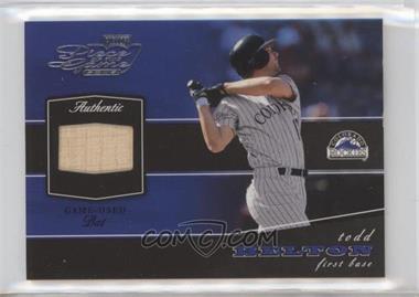 2002 Playoff Piece of the Game - Materials #POG-82 - Todd Helton