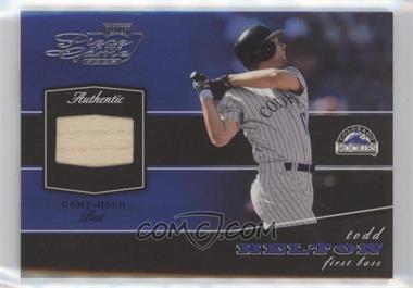2002 Playoff Piece of the Game - Materials #POG-82 - Todd Helton [Good to VG‑EX]