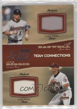 2002 Playoff Piece of the Game - Materials #POG-95 - Team Connections - Jeff Bagwell, Craig Biggio /500