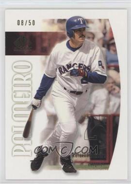 2002 SP Authentic - [Base] - Limited Gold #20 - Rafael Palmeiro /50