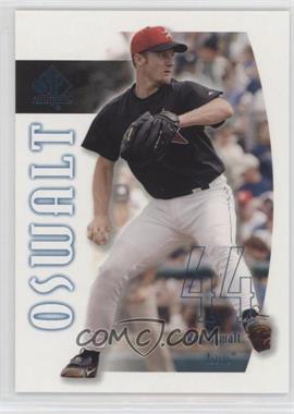 2002 SP Authentic - [Base] - Limited Missing Serial Number #44 - Roy Oswalt