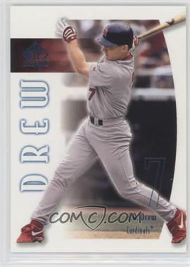 2002 SP Authentic - [Base] - Limited Missing Serial Number #55 - J.D. Drew