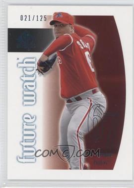 2002 SP Authentic - [Base] - Limited #123 - Future Watch - Elio Serrano /125