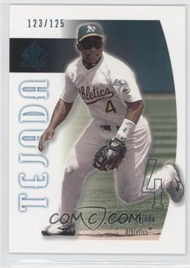 2002 SP Authentic - [Base] - Limited #6 - Miguel Tejada /125
