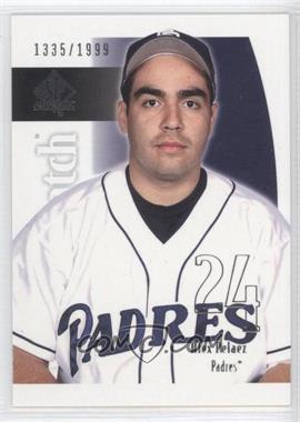 2002 SP Authentic - [Base] #217 - Future Watch - Alex Pelaez /1999