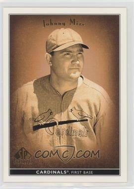 2002 SP Legendary Cuts - [Base] #43 - Johnny Mize