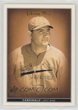 2002 SP Legendary Cuts - [Base] #43 - Johnny Mize