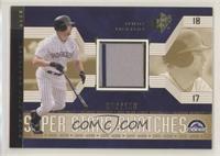 Super Stars Swatches - Todd Helton #/150