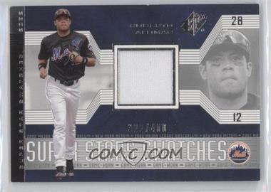 2002 SPx - [Base] - Silver #175 - Super Stars Swatches - Roberto Alomar /400