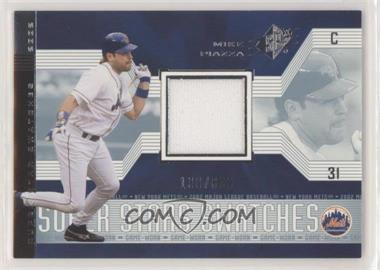 2002 SPx - [Base] #174 - Super Stars Swatches - Mike Piazza /600