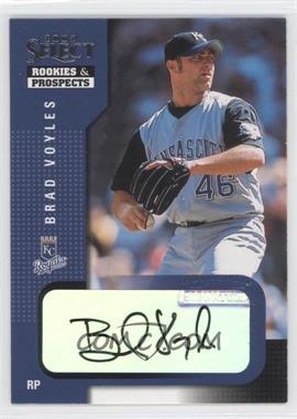 2002 Select Rookies & Prospects - Autographs #11 - Brad Voyles