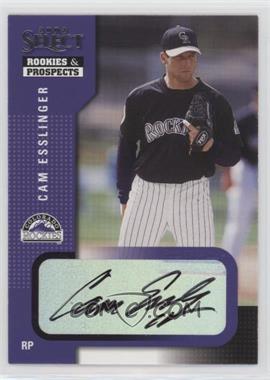2002 Select Rookies & Prospects - Autographs #16.1 - Cam Esslinger (Black Ink)