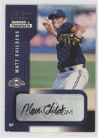 Matt Childers (Full Name Signature) [EX to NM]