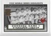 Pee Wee Reese, Duke Snider, Jackie Robinson, Roy Campanella, Gil Hodges, Billy …