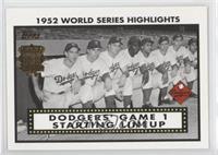 Pee Wee Reese, Duke Snider, Jackie Robinson, Roy Campanella, Gil Hodges, Billy …