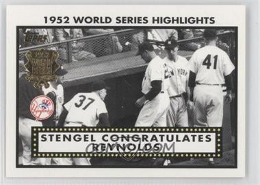2002 Topps - 1952 World Series Highlights #52WS-6 - Casey Stengel, Allie Reynolds