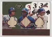 Rafael Furcal, Wilson Betemit, Andruw Jones [EX to NM]