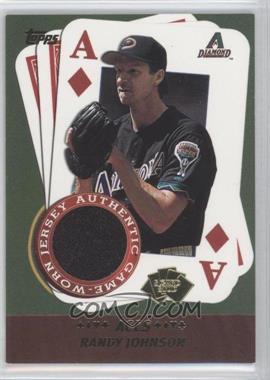 2002 Topps - 5 Card Stud Relics #5A-RJ - Randy Johnson