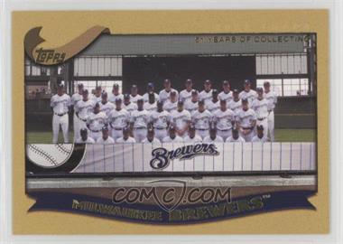 2002 Topps - [Base] - Gold #656 - Milwaukee Brewers Team /2002