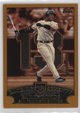 2002 Topps - [Base] - Limited Edition #365.13 - Barry Bonds (Race to Seventy Home Run #13)