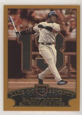 2002 Topps - [Base] - Limited Edition #365.13 - Barry Bonds (Race to Seventy Home Run #13)