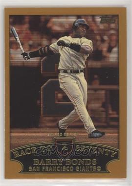 2002 Topps - [Base] - Limited Edition #365.2 - Barry Bonds (Race to Seventy Home Run #2)