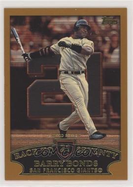 2002 Topps - [Base] - Limited Edition #365.21 - Barry Bonds (Race to Seventy Home Run #21)