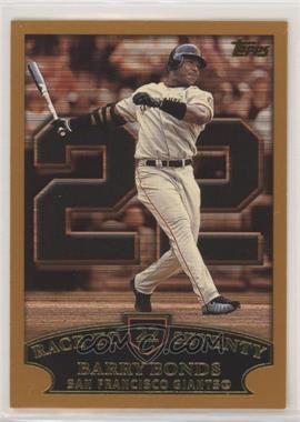 2002 Topps - [Base] - Limited Edition #365.22 - Barry Bonds (Race to Seventy Home Run #22)