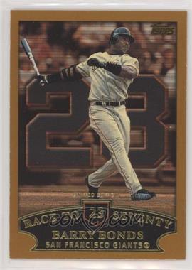 2002 Topps - [Base] - Limited Edition #365.23 - Barry Bonds (Race to Seventy Home Run #23) [EX to NM]