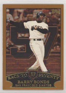 2002 Topps - [Base] - Limited Edition #365.57 - Barry Bonds (Race to Seventy Home Run #57) [EX to NM]