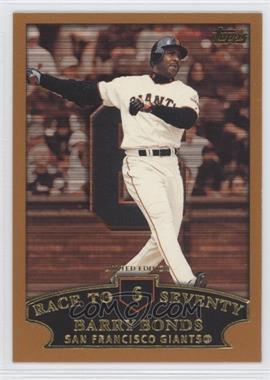 2002 Topps - [Base] - Limited Edition #365.6 - Barry Bonds (Race to Seventy Home Run #6)